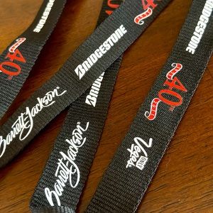 FREE NWOT  2 Barrett-Jackson Auto Auction Lanyard Pair
